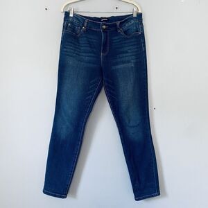 D. Jeans Womens Size 10 Ankle Blue Denim Recycled Sustainable Skinny